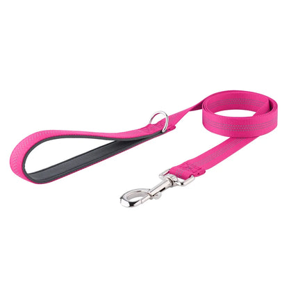 Custom Name Adjustable Reflective Walking & Training Dog Harness and Leash