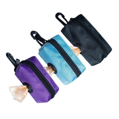Outdoor Pet Waste Dispenser & Garbage Bag Carrier for Dog Walking