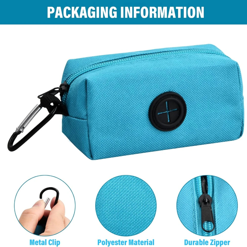 Outdoor Pet Waste Dispenser & Garbage Bag Carrier for Dog Walking