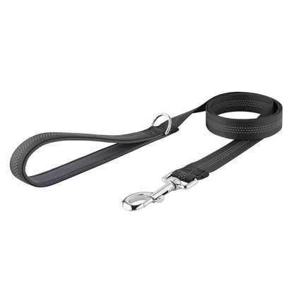 Custom Name Adjustable Reflective Walking & Training Dog Harness and Leash