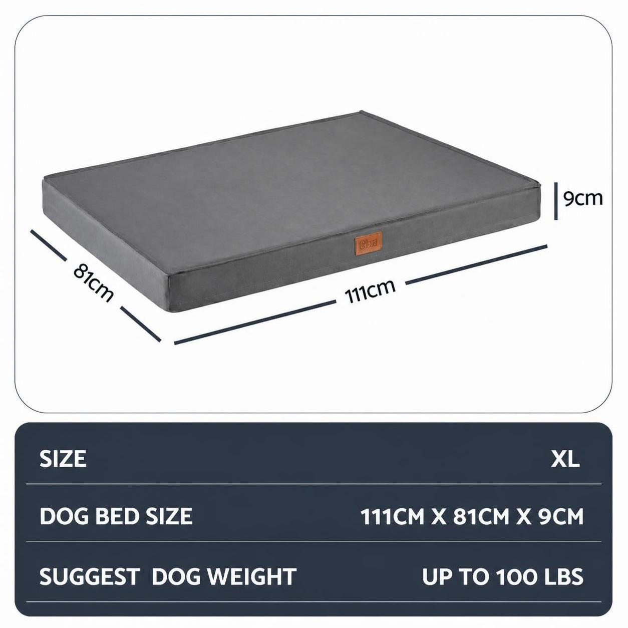 Orthopedic Waterproof Egg Crate Dog Bed – Supportive Foam Pet Mat & Travel Lounge